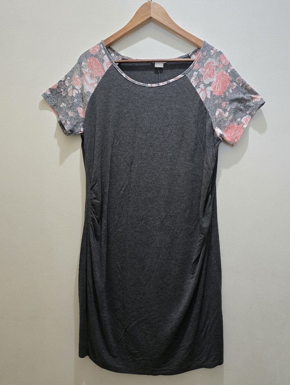 Hot Gal Charcoal Maternity Dress